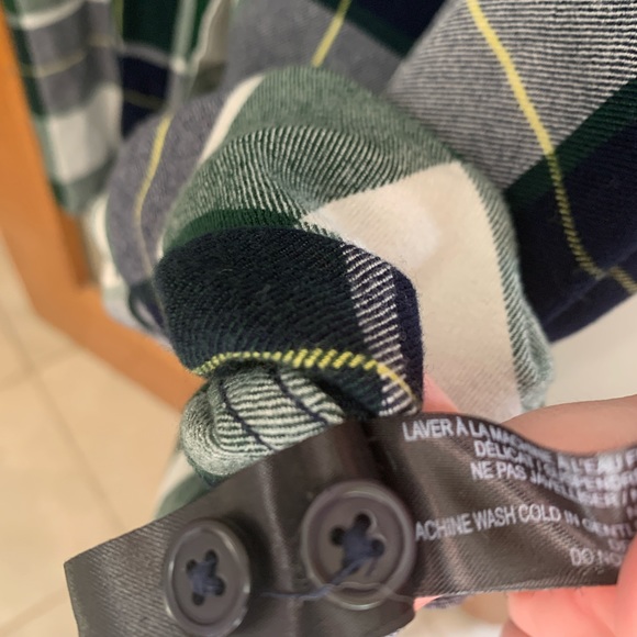 ICONE BY SIMON’S 100% VISCOSE PLAID BUTTON DOWN SHIRT 18 PTP - Picture 4 of 4